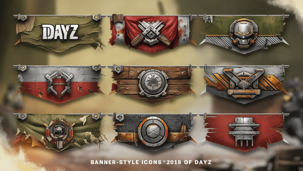 dayz (2018) game icons banners

